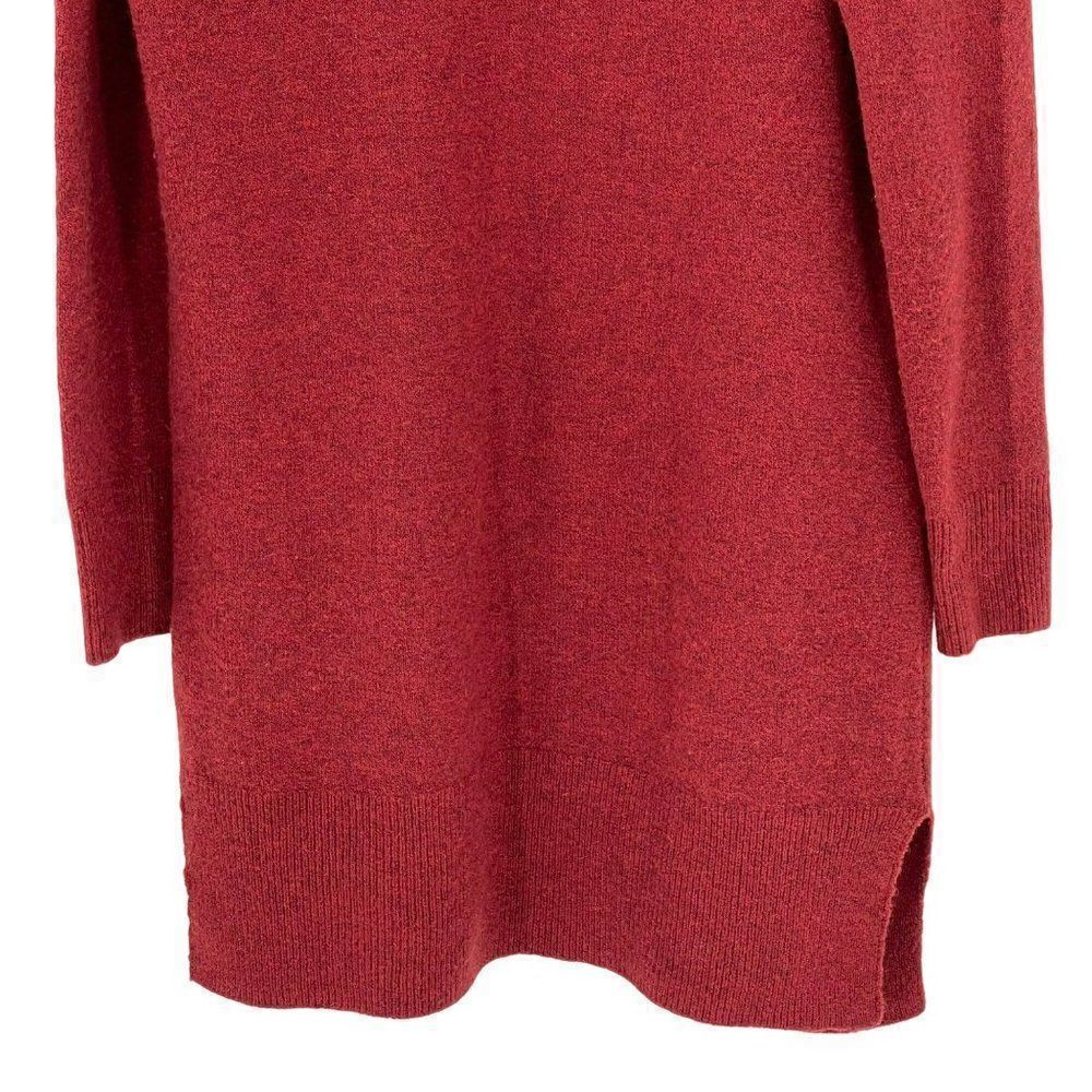 ‎Madewell Kent Cardigan Sweater Heather Scarlet Slouchy Soft Pockets Women XS - Picture 10 of 12
